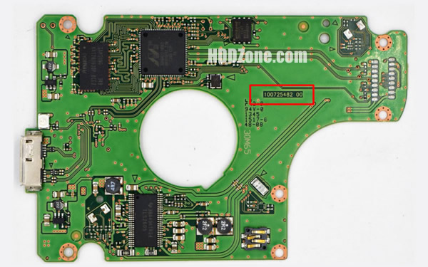 100725482 Seagate Papan Sirkuit PCB Hard Drive