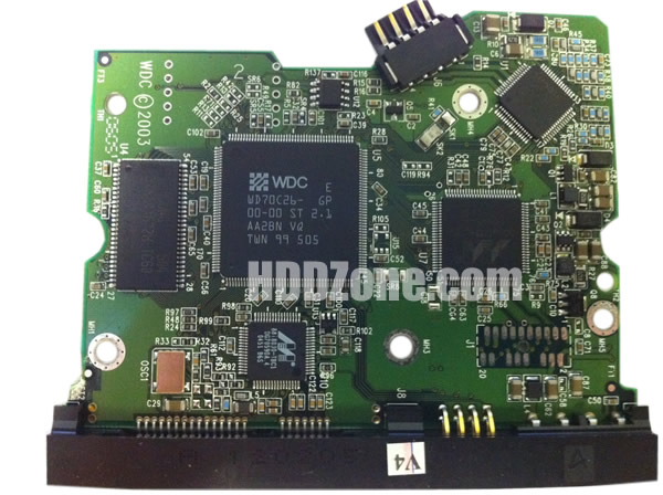 2060-001267-001 WD Papan Sirkuit PCB Hard Drive