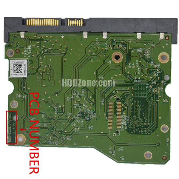 2060-771822-006 WD Papan Sirkuit PCB Hard Drive