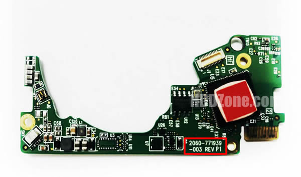 2060-771939-003 WD Papan Sirkuit PCB Hard Drive