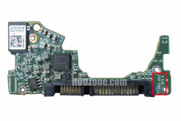 2060-771983-003 WD Papan Sirkuit PCB Hard Drive