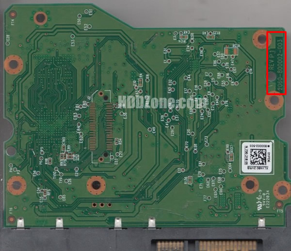 2060-800002-003 WD Papan Sirkuit PCB Hard Drive