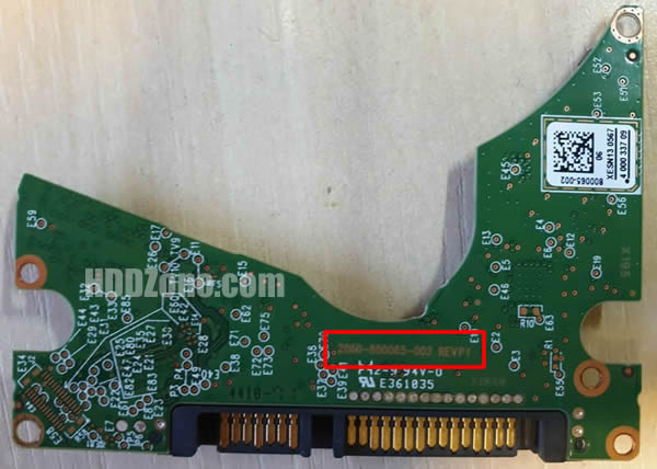 2060-800065-002 WD Papan Sirkuit PCB Hard Drive