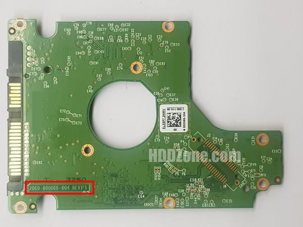 2060-800066-004 WD Papan Sirkuit PCB Hard Drive