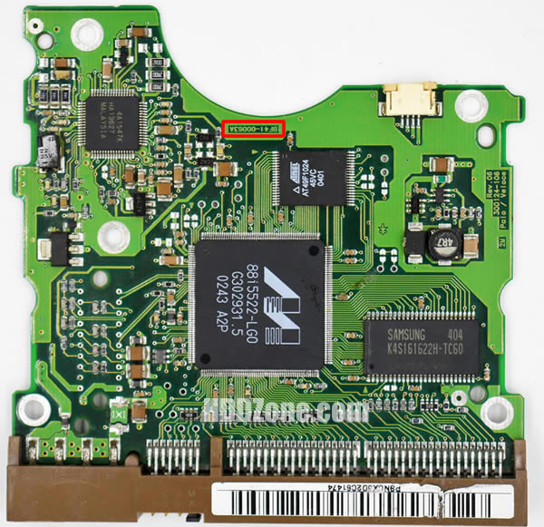 BF41-00063A Samsung Papan Sirkuit PCB Hard Drive