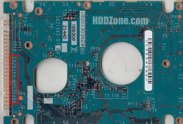 CA26343-B75304BA Fujitsu Papan Sirkuit PCB Hard Drive