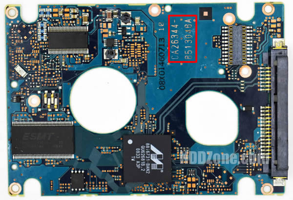CA26344-B51304BA Fujitsu Papan Sirkuit PCB Hard Drive