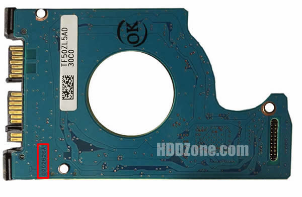 G002626A Toshiba Papan Sirkuit PCB Hard Drive
