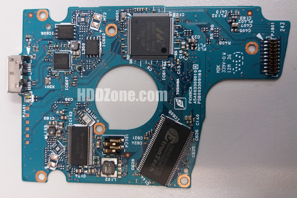 G003309A Toshiba Papan Sirkuit PCB Hard Drive