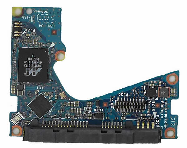 G3686A Toshiba Papan Sirkuit PCB Hard Drive