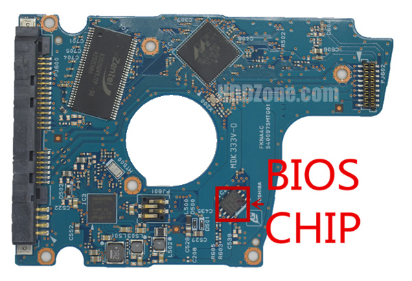 S40097 Toshiba Papan Sirkuit PCB Hard Drive
